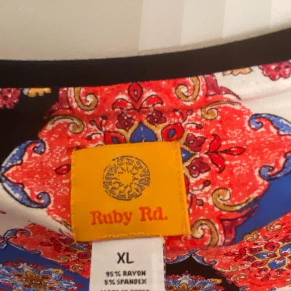 XL long sleeve Ruby Rd blouse - Picture 3 of 5